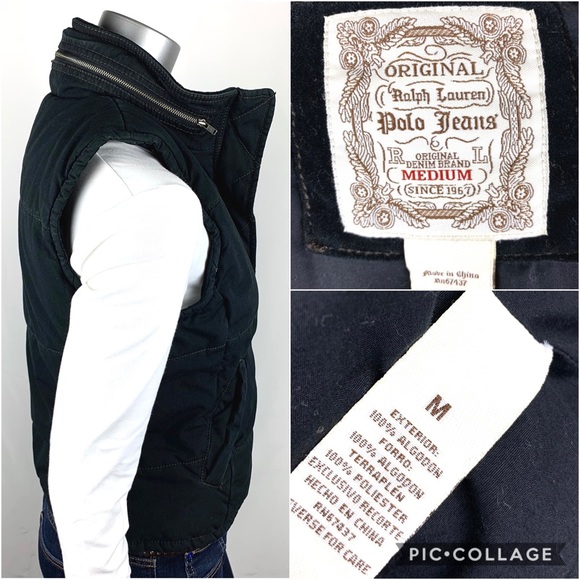 Polo by Ralph Lauren | Vintage Cotton Puffer Vest - Picture 7 of 8